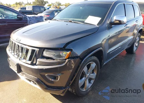 2016 Jeep Grand Cherokee Overland z USA, uszkodzony, nr VIN 1C4RJECG2GC321105